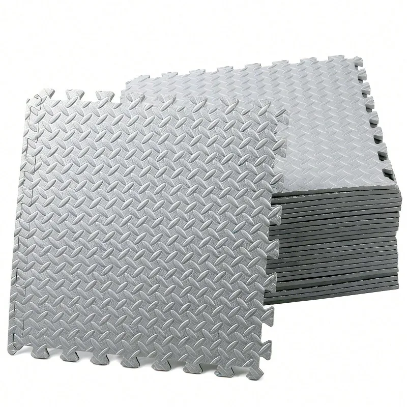 Yoga Yoga Mats Puzzle Exercise Mat ½ In, EVA Interlocking Foam Floor Tiles For Home Gym, Mat For Home Workout Equipment, Floor Padding For Crawling, Black, 20 In X 20 In X ½ In, 64 Sq Ft - 24 Tiles (24, Grey) - Aliexpress Deal