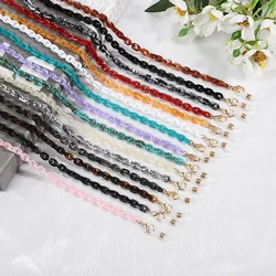 Bohemia Acrylic Reading Glasses Chain Women Resin Sunglasses Hold Cords Face Mask Chains Lanyard Masks Hang Necklace Straps Rope