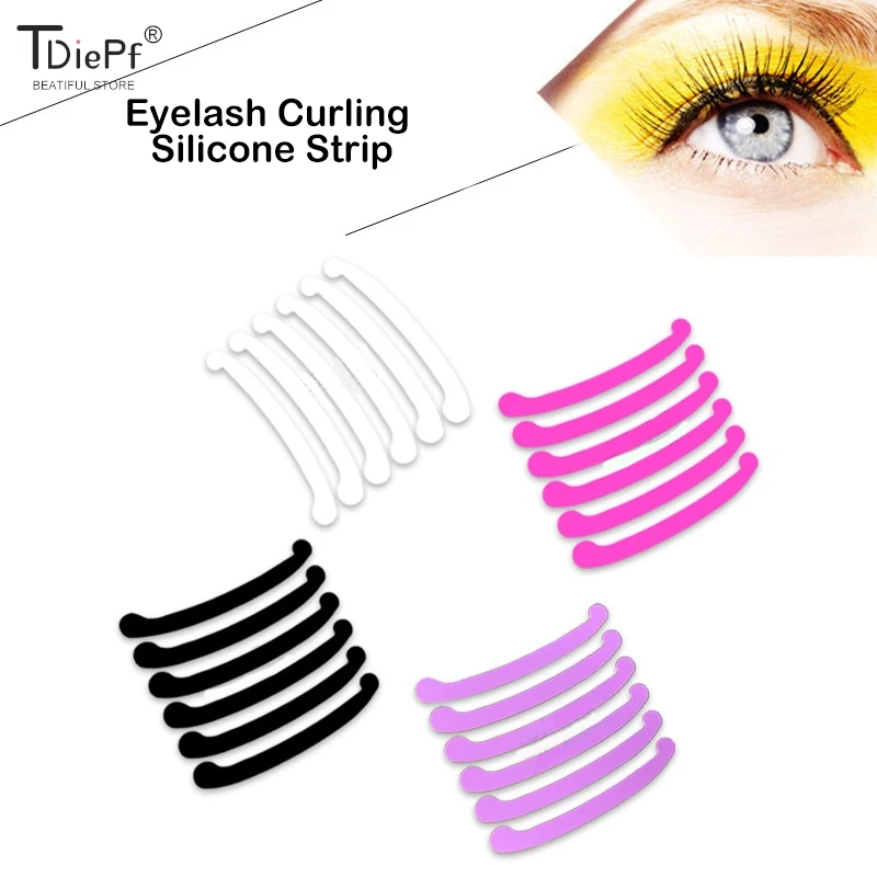 شريط رفع رموش السيليكون ، رموش العين القابلة لإعادة الاستخدام ، وسادة رفع بكرة الشعر ، شريط بيرم ، لوازم تمديد رموش ، مكياج ، زوج واحد ، 3 أزواج ، 6 أزواج