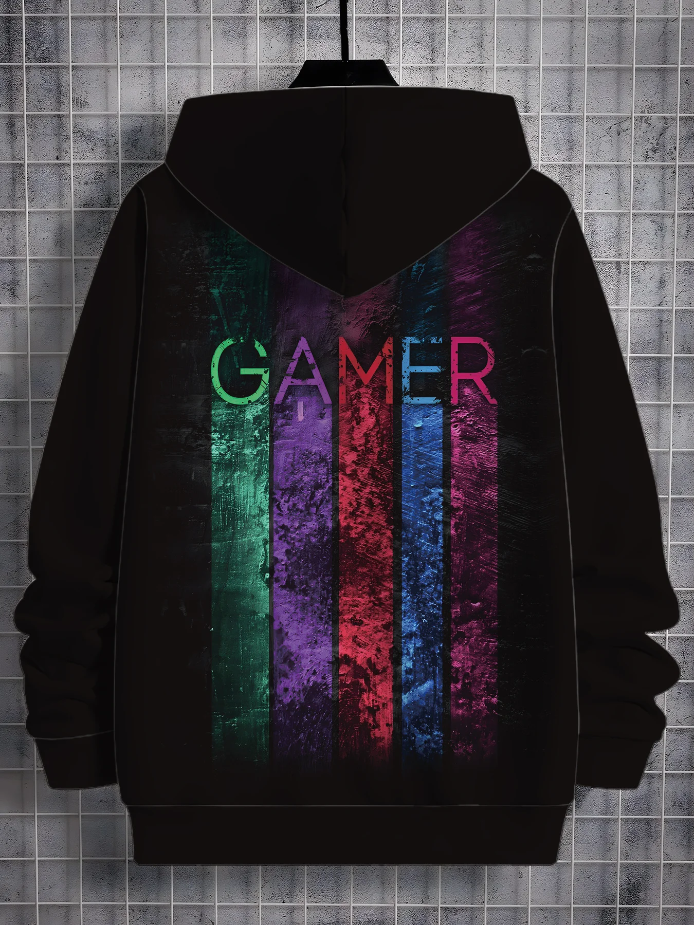 Men's 3D Funny Young Fashion Atmosphere Digital Printing Pullover Hooded Sweater, Spring Autumn and Winter Sports Sweater, Comfortable and Warm, Natural Inspiration for Life, Rich Printing Quality with Rich Details, Machine Washable Fabrics