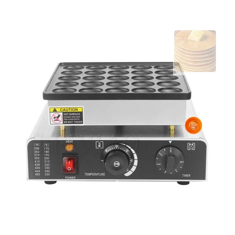 Electric Muffin Maker Waffle Oven Japanese Style Dorayaki Commercial Scones Maker 25-Hole Round Cake Maker