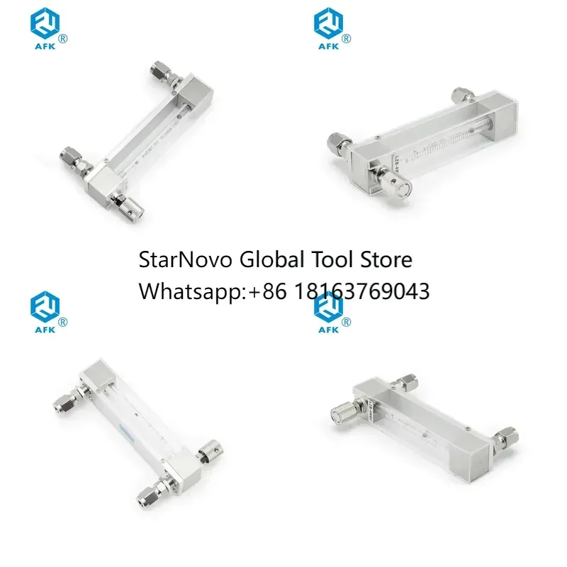 2026 Hot！ -20~120degrees Celsius O2 Flow Gauge Flowmeter 1 bar Glass G3/8in 160mm Length Rotor Flowmeters