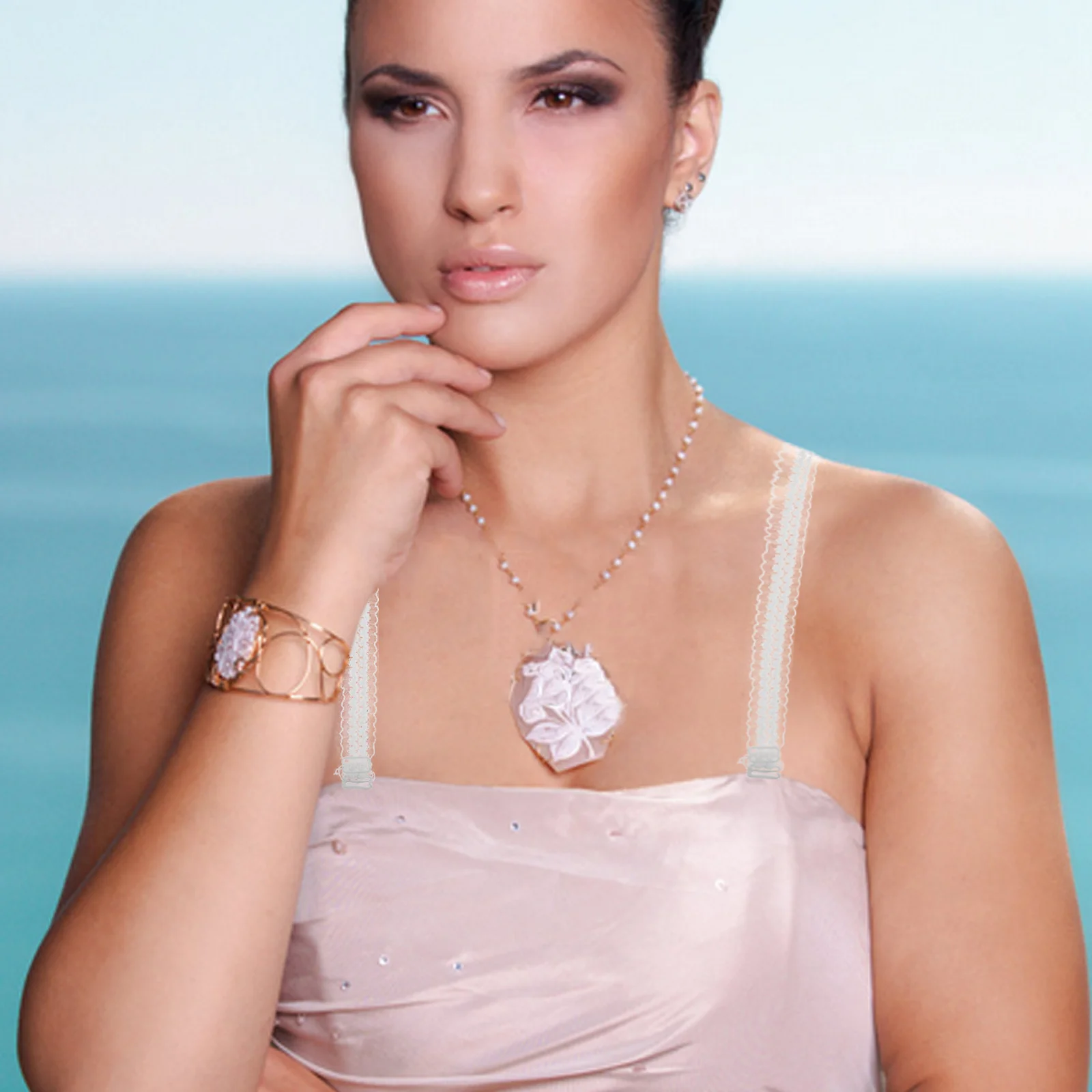 3 أزواج من أشرطة حمالات الصدر من الدانتيل المضادة للانزلاق وأشرطة كتف بديلة مرنة قابلة للتعديل وإكسسوارات حمالة صدر مريحة للنساء