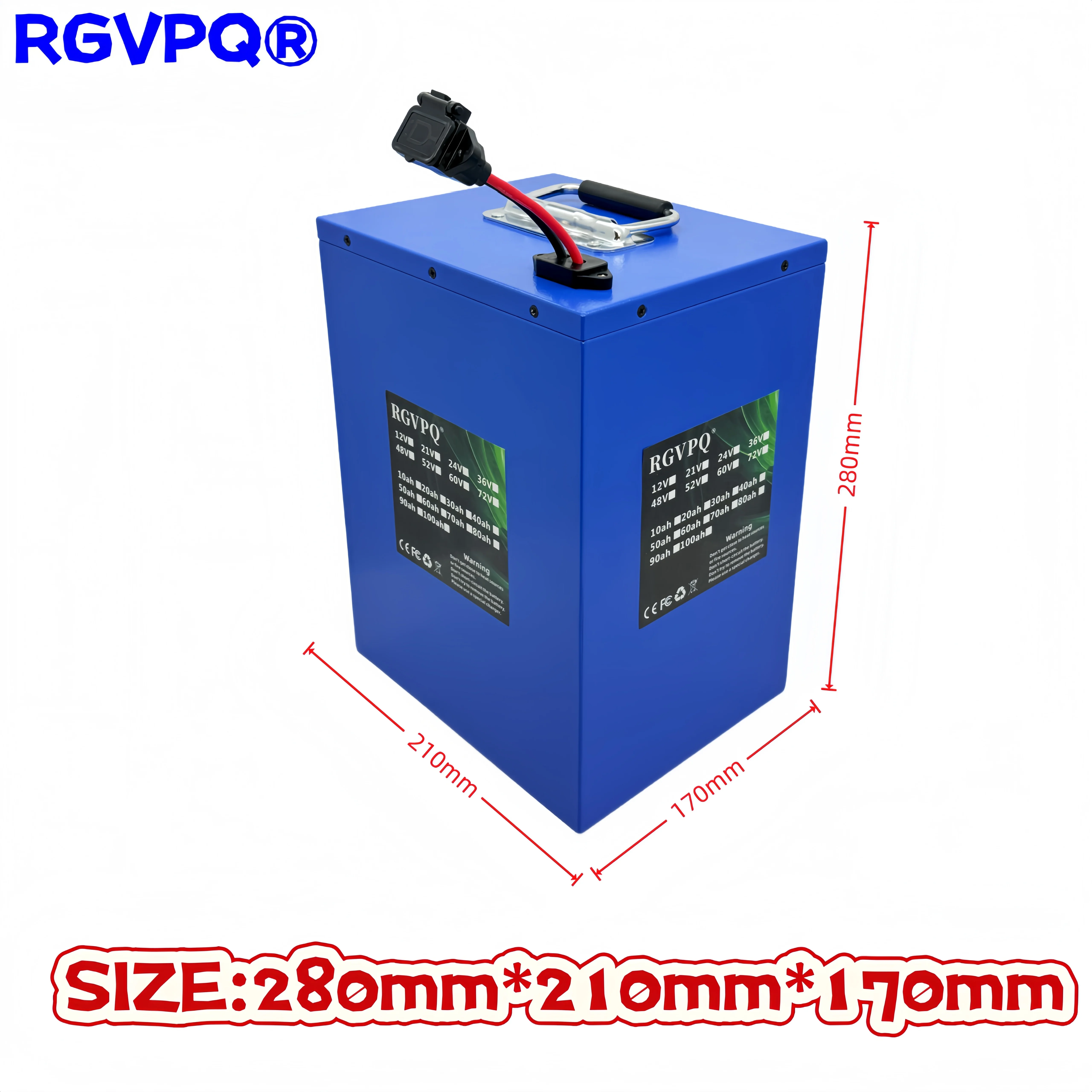 DIJIAR, Brand new 60V21700 lithium-ion battery, 20AH-80AH capacity, suitable for air transportation, suitable for 500W-3000W - Image 5
