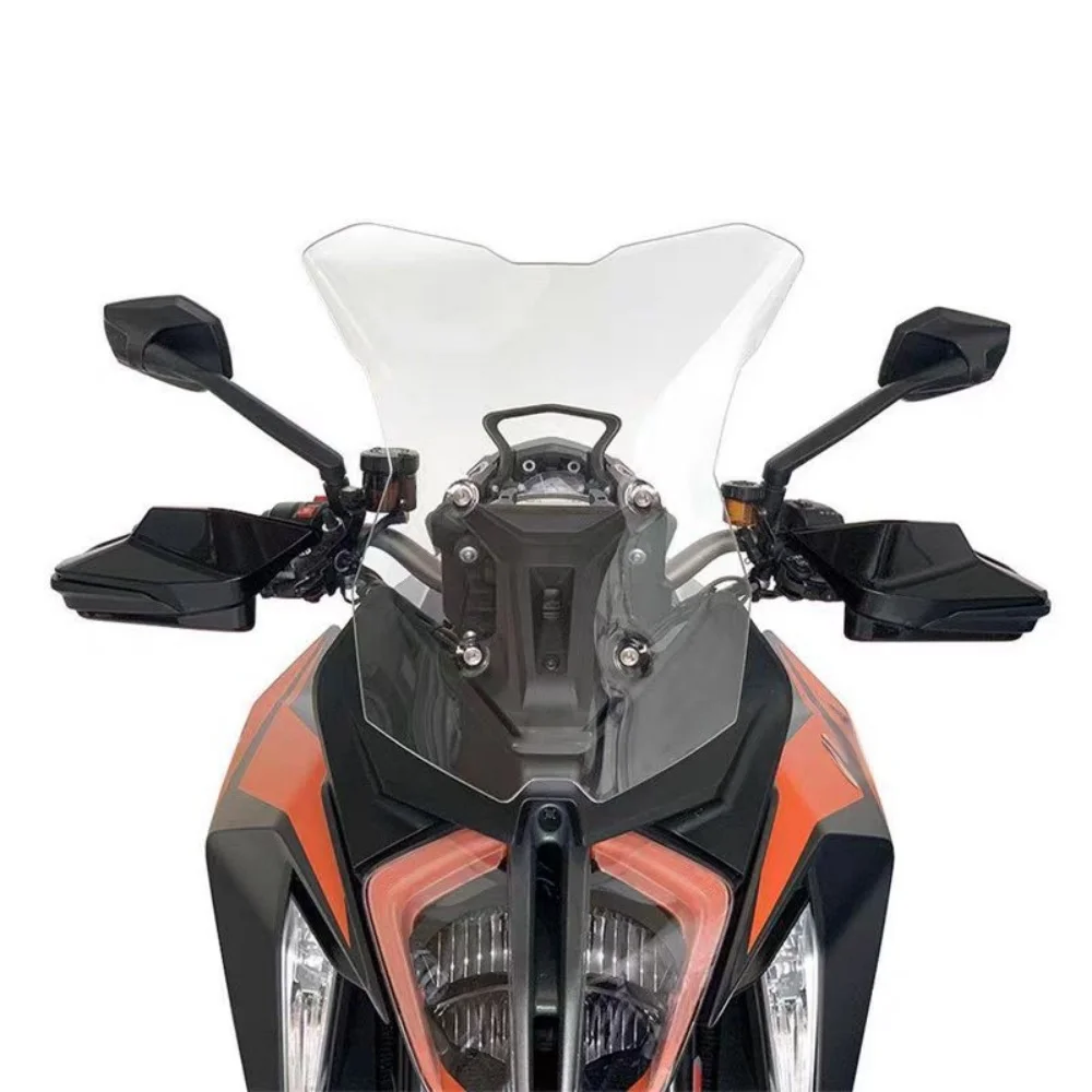 Suitable for KTM 1290GT (2019-2022 models) SUPERDUKE modified windshield heightening and smoked front windshield accessories.