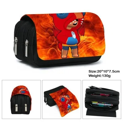 Video Game Cosplay Pencil Case Large Capacity Stationery Box Students School Pen Pouch Bags Kids Gifts Toys Bags