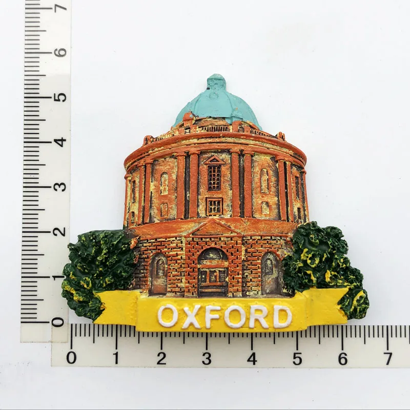 

New Oxford University Style Fridge Magnet Cultural Landscape Message Stickers Tourism Souvenir Resin Craft Decoration