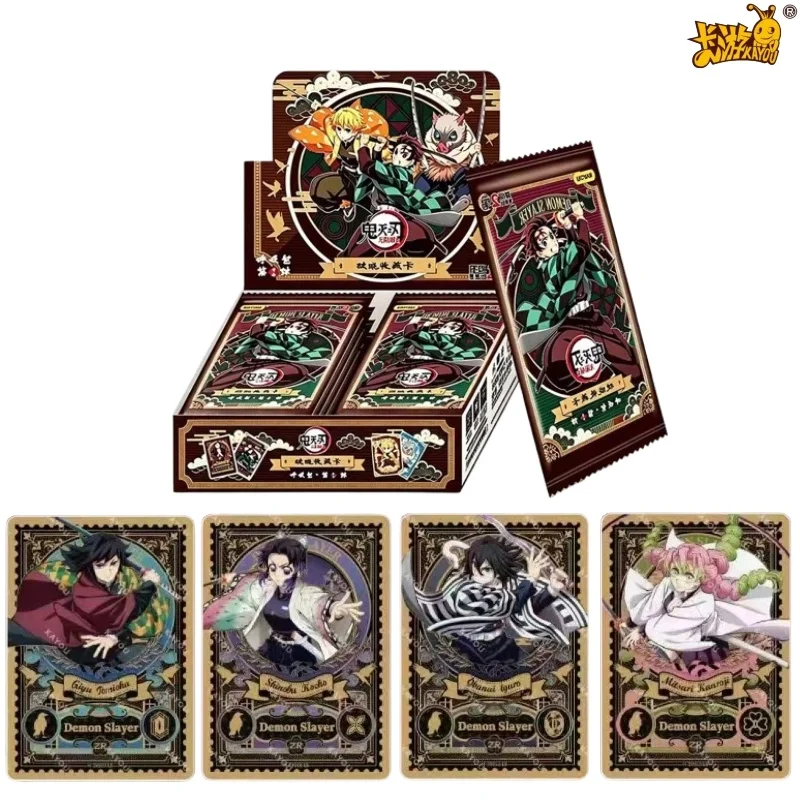KAYOU Demon Slayer Dawn Collection Cards Booster Pack Vol.1 Anime Peripherals Collection Trading Card Booster Box Gift for Fans