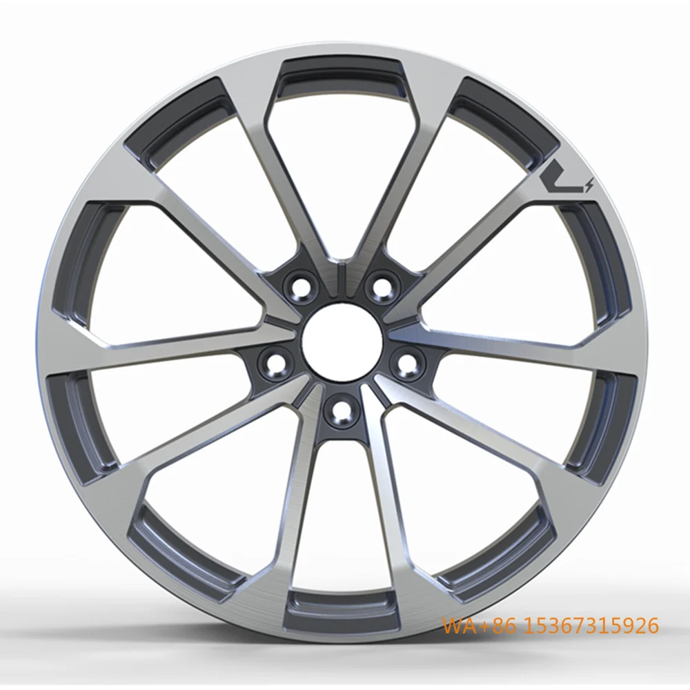 

6061T Forged Wheels 18-24 Inch Gloss Black/Grey 5x115 Alloy Rims