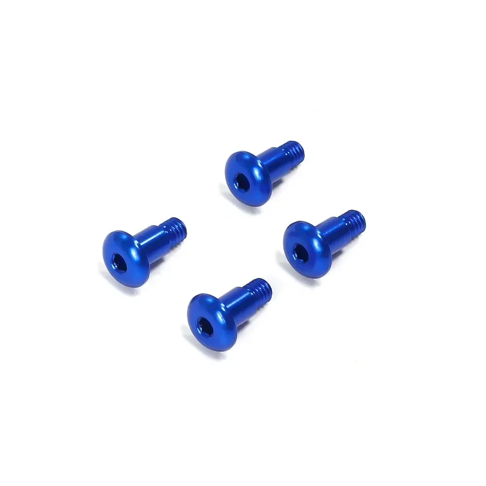 4 Uds tornillo escalonado de Metal M4 para Tamiya TT02 TT-02 TT02B 1/10 RC accesorios de piezas de actualización de coche