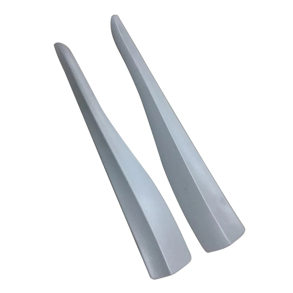 

2Pcs Bumper Protector Anti-Scratch Corner Guard Car Lip Spoiler Anti-Collision Sticker Grey Bumper Guard Lip Splitter