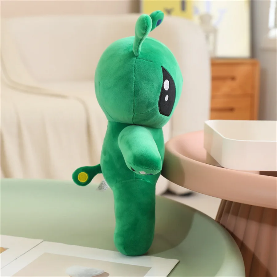 30cm Green Alien Plush Toy Anime Tentacled Horn Alien Monsters Horror Doll Boys Girls Soft Toys Stuffed Throw Pillow kids gifts