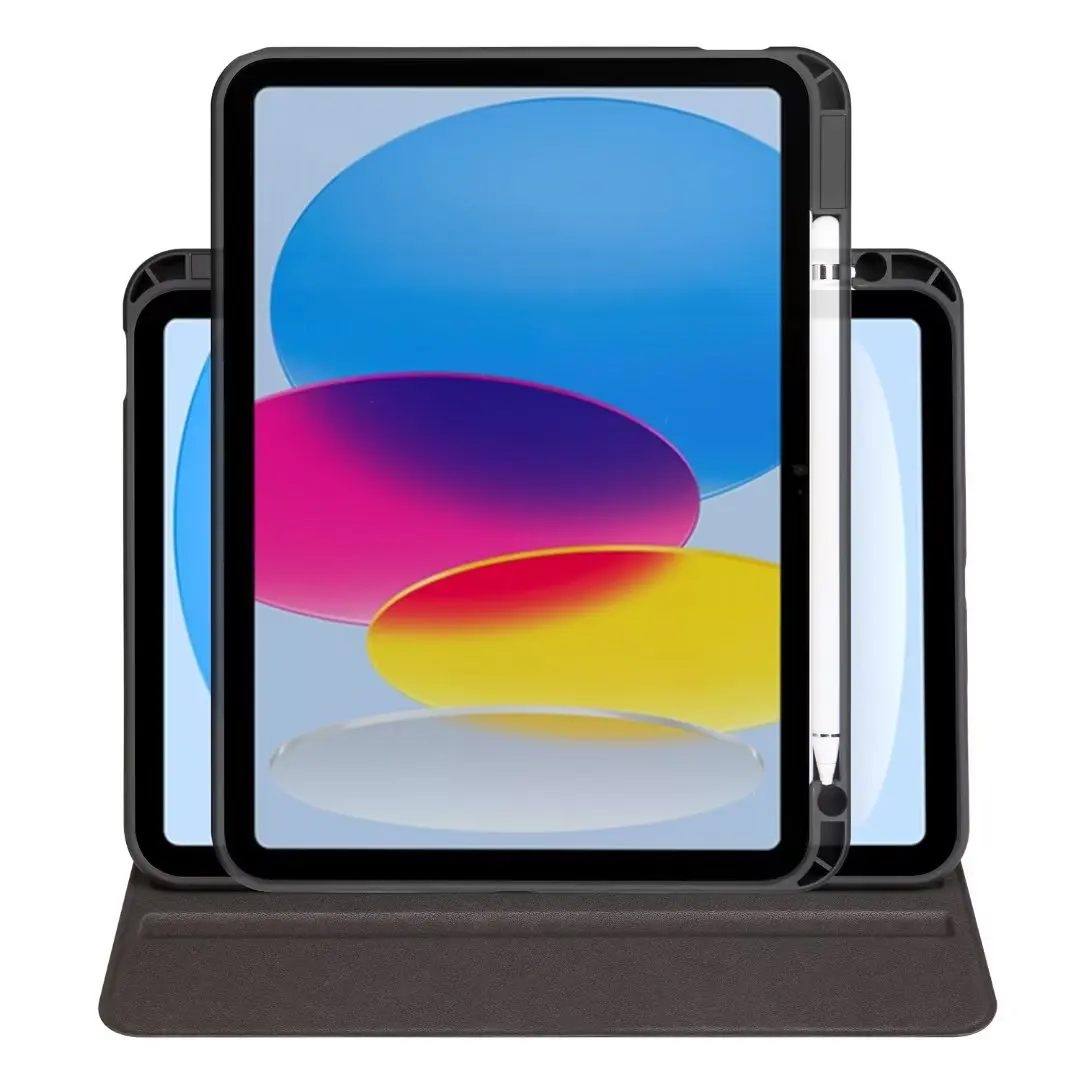 

Чехол-подставка с вращением для iPad Air Pro 11, 12.9, 13, MINI A16 2025, чехлы для iPad 10.2, 10.9, 4, 5, 6, 7, 8, 9, 10-го, 11-го поколений, акриловая крышка