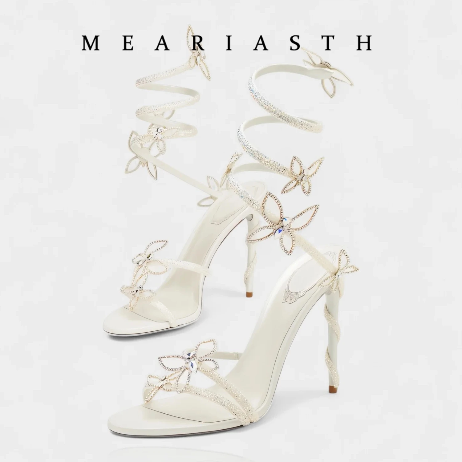 

Sexy Crystal wedding shoes Gladiator Sandals Women Elegant Party Stiletto High Heels Summer Open Toe Ladies Dress Party Shoes