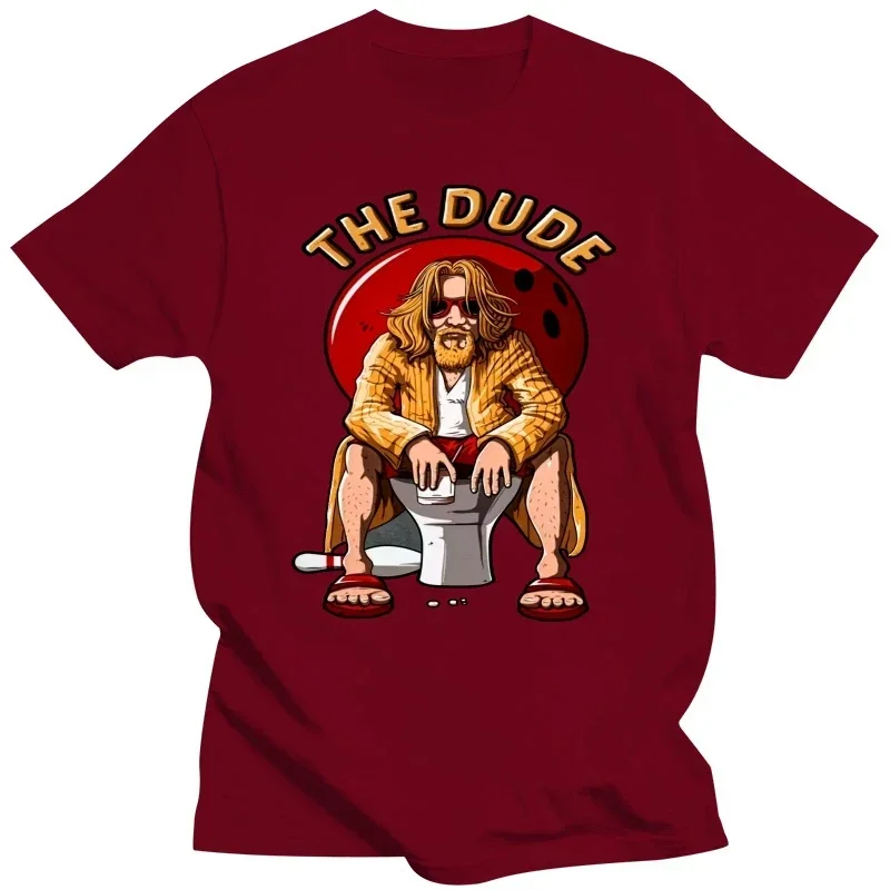 Film büyük Lebowski dostum toptan T-Shirt erkekler grafik erkekler benzersiz baskılı erkekler pamuk Tops men clothing image 5