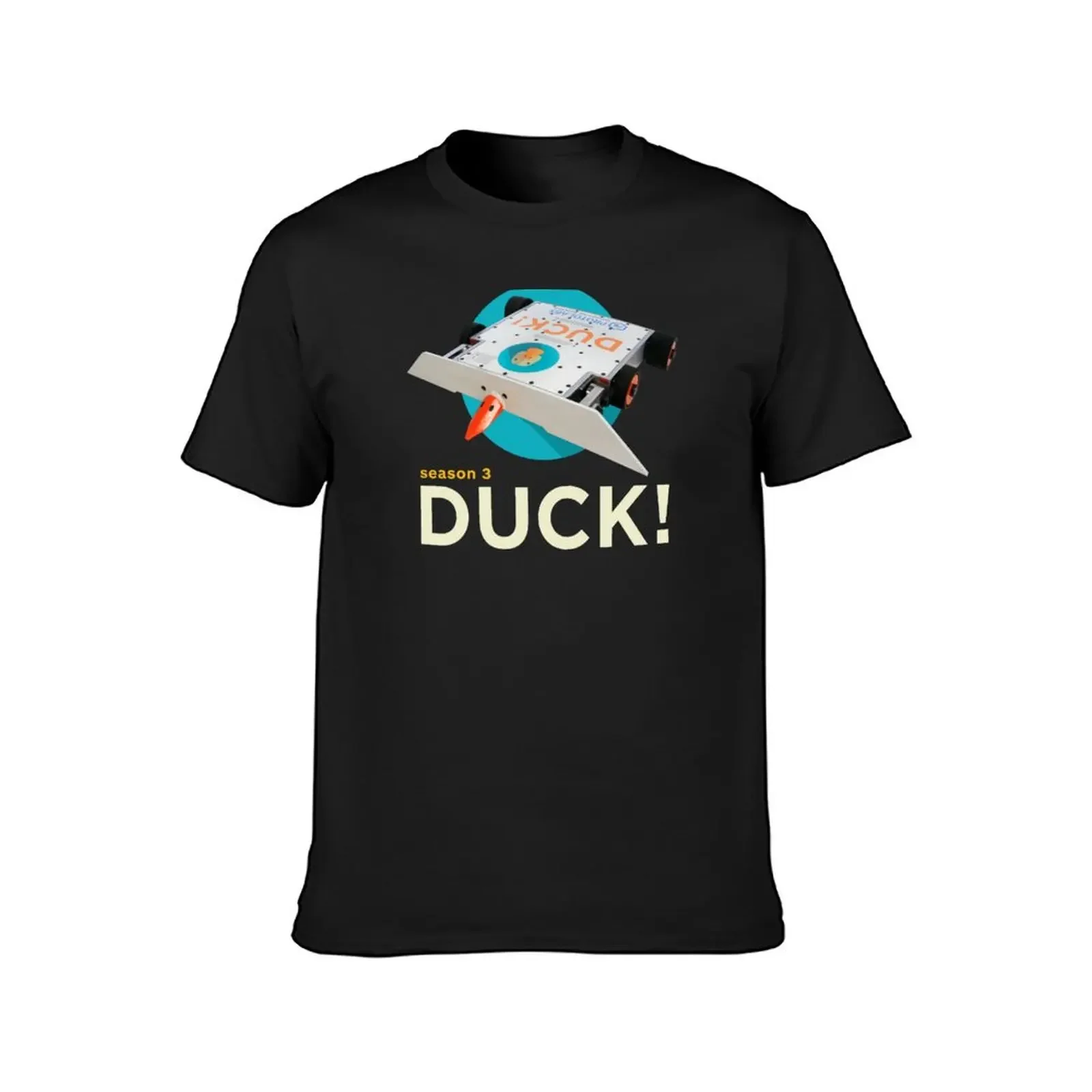 DUCK! Season 3: The popular combat robot now has fabulous merch. T-Shirt for a boy rapper graphic tees men t shirts