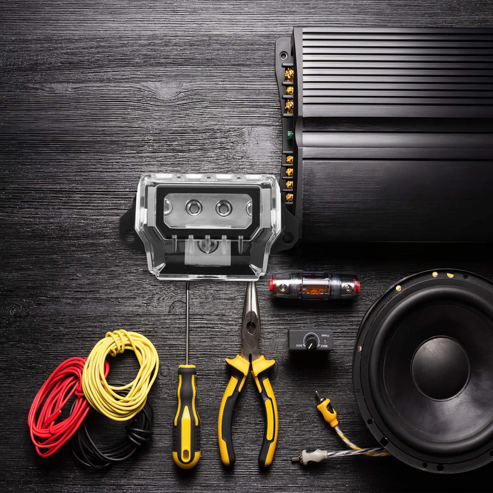 Auto Audio Verteilung Block Strom Verteilung Block Für Verstärker Erdung Wasserdicht Amp Power Splitter Für Auto