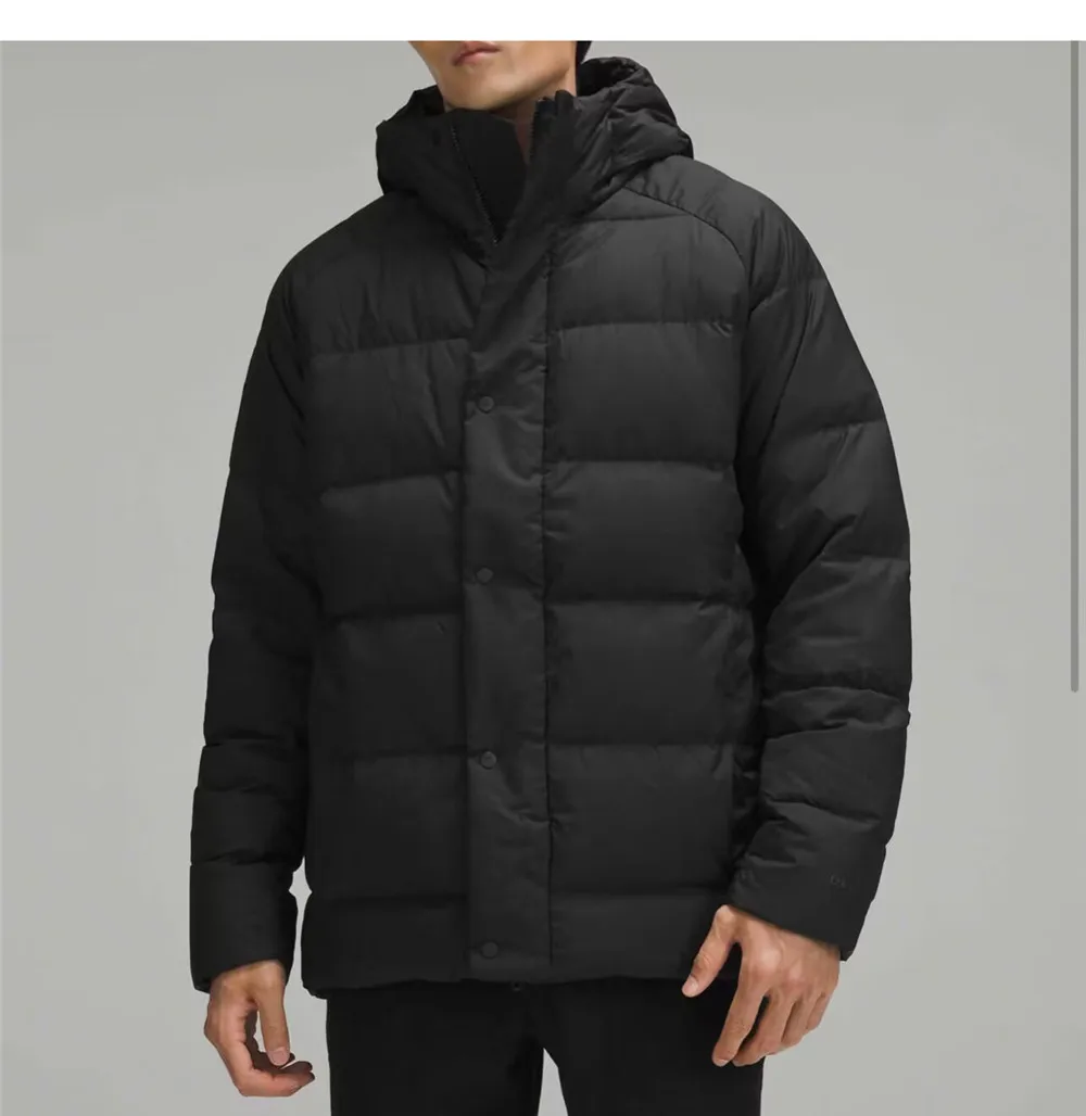 Chaquetas de plumón de ganso para hombre, abrigo impermeable a prueba de viento para exteriores, abrigo grueso y cálido para invierno, novedad