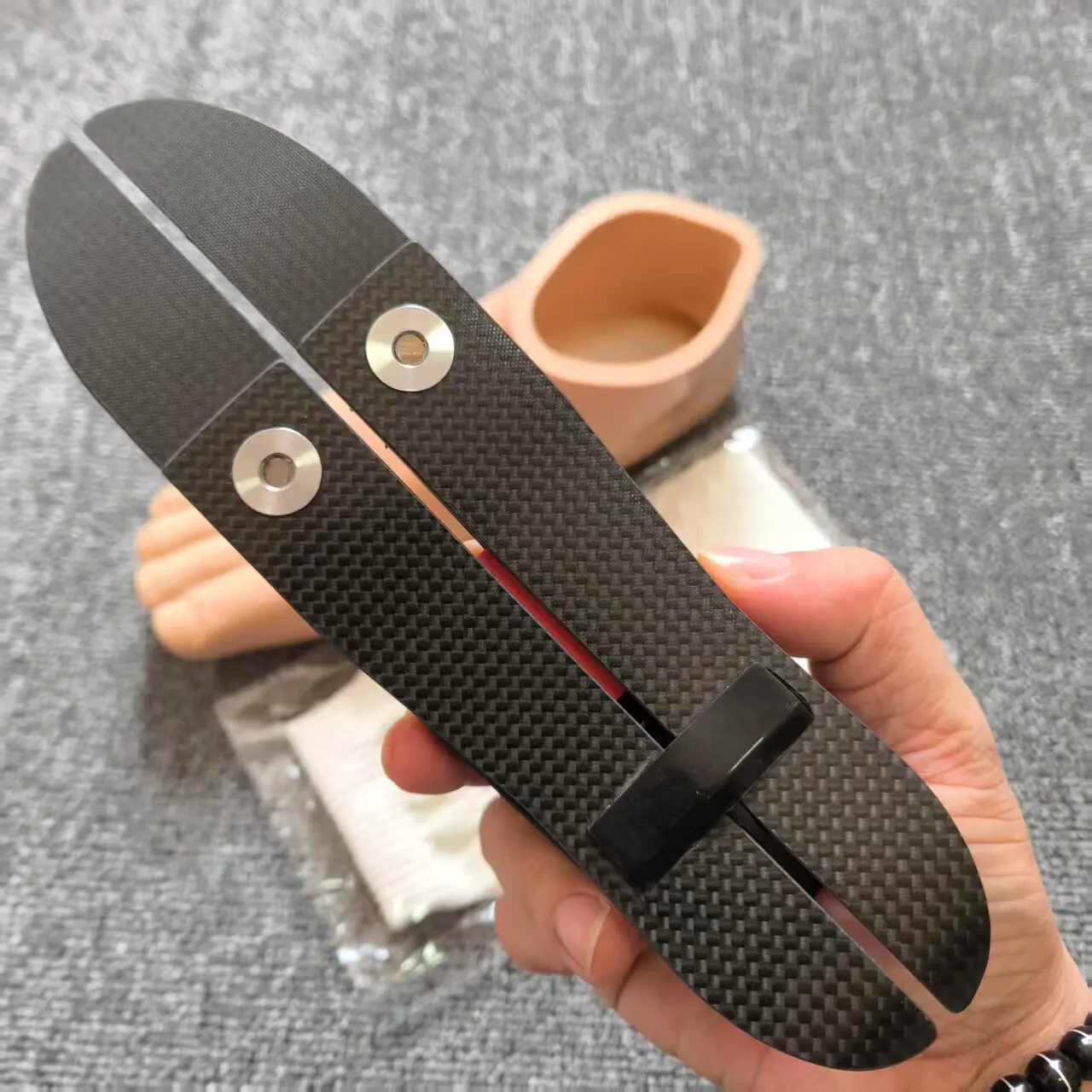 Carbon Fiber Energy Storage Foot Plate, Prosthetic Foot Plate, New Carbon Fiber Foot, Prosthetic Foot Plate Accessories