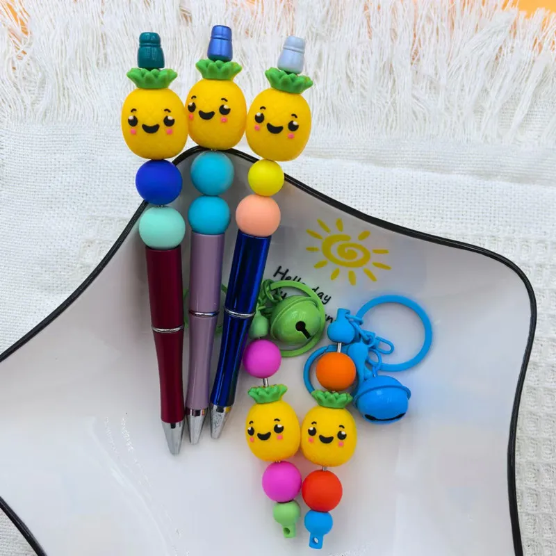 20/50pcs 3D Cubist Silicone Focal Beads For Jewelry Making DIY Necklace Handmade Nipple Chain Accessories Cartoon silicon Beads