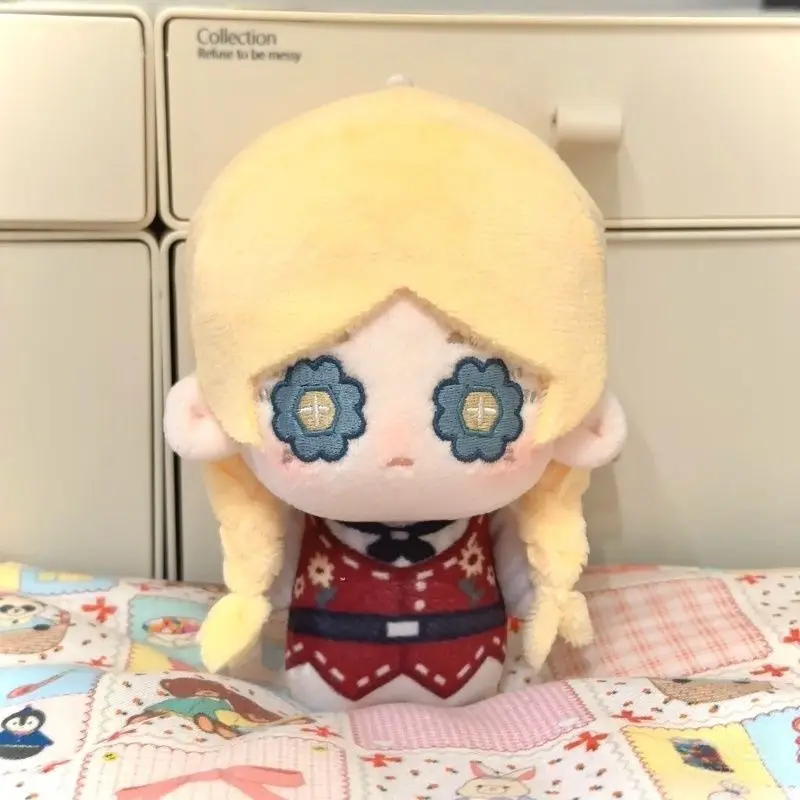 

10CM Mini Doll Anime Identity V Anne Lester Cosplay Plushie Knapsack Ornament Cute Plush Pendant Keychain Christmas Gifts Xmas