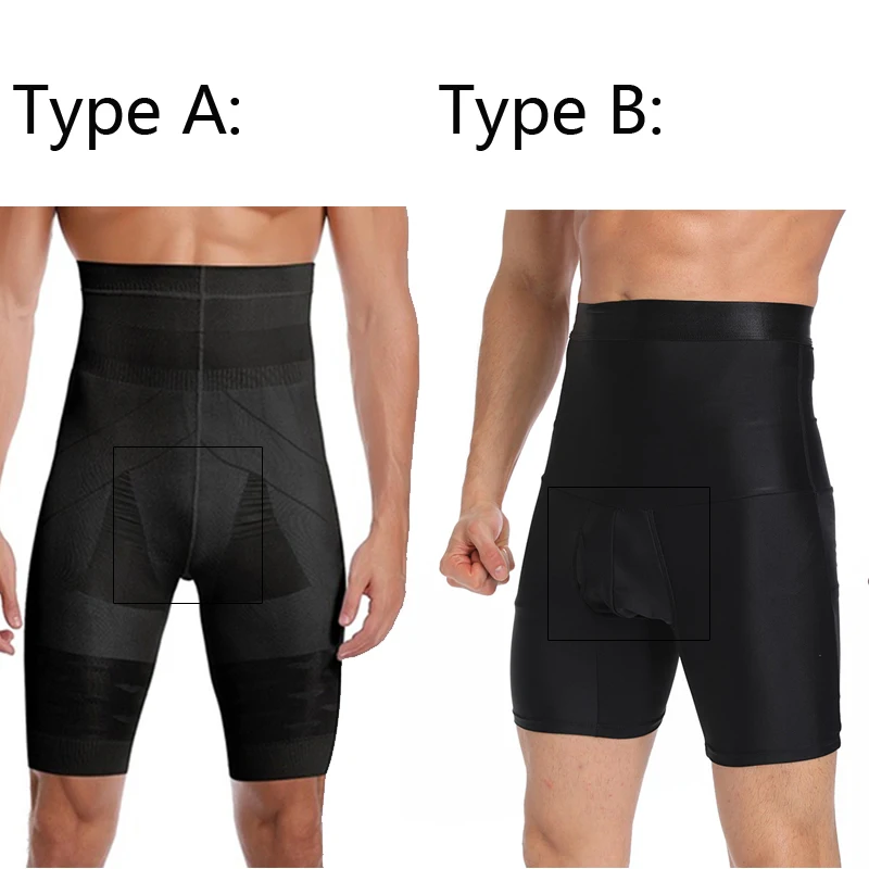 Men Slimming High Waist Body Shaper Waist Trainer Shaper Control Panties Compression Underwear Abdomen Belly Shaper Shorts