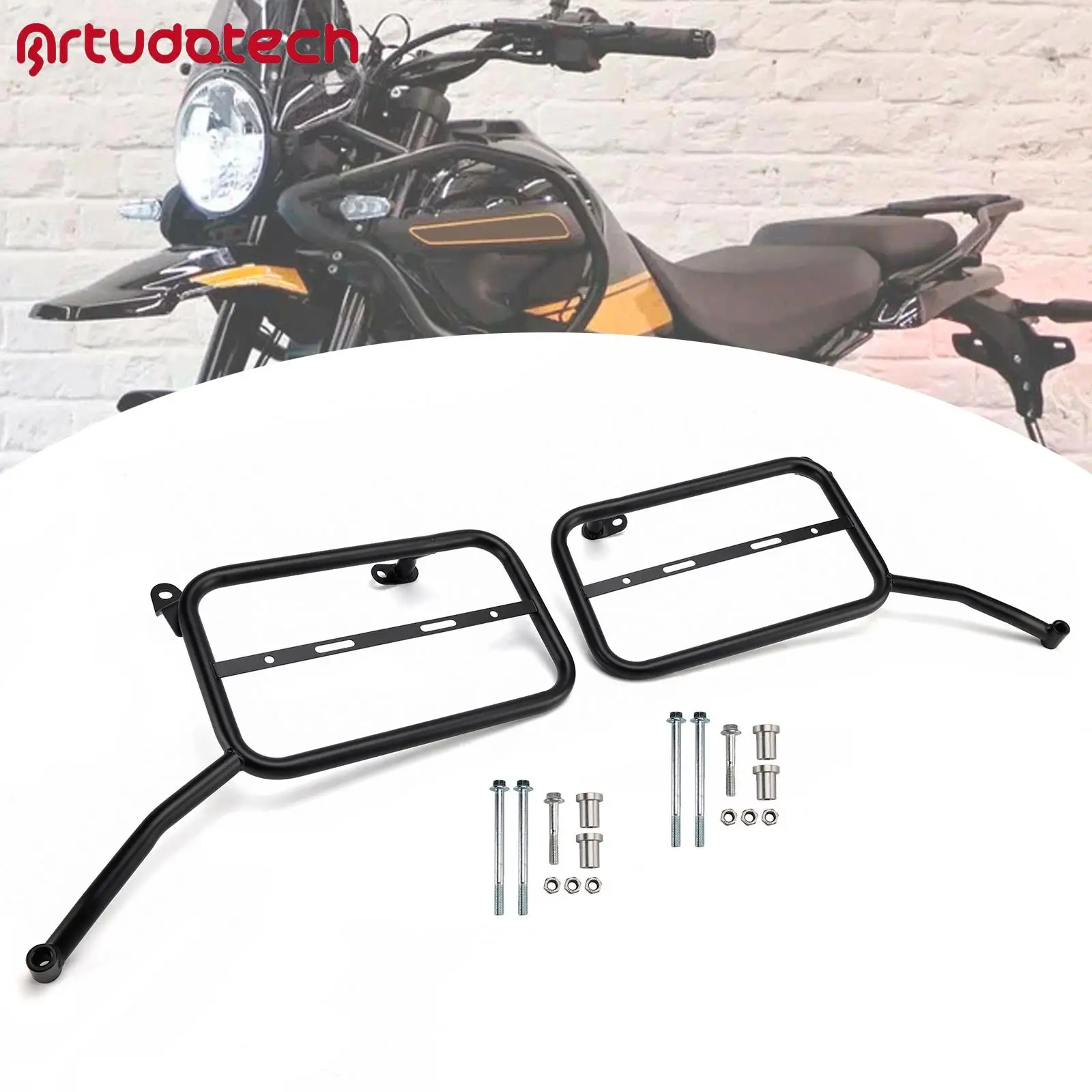Artudatech Luggage Rack Side Saddle Bag Mount Bracket for Himalayan 450 2024-2025 Left/Right