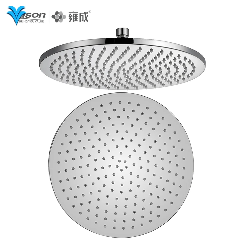 

YUSON YS78102-16 Brass Chrome Plated High Quality Luxury 8mm Top Rainfall Shower Head for Bathroom