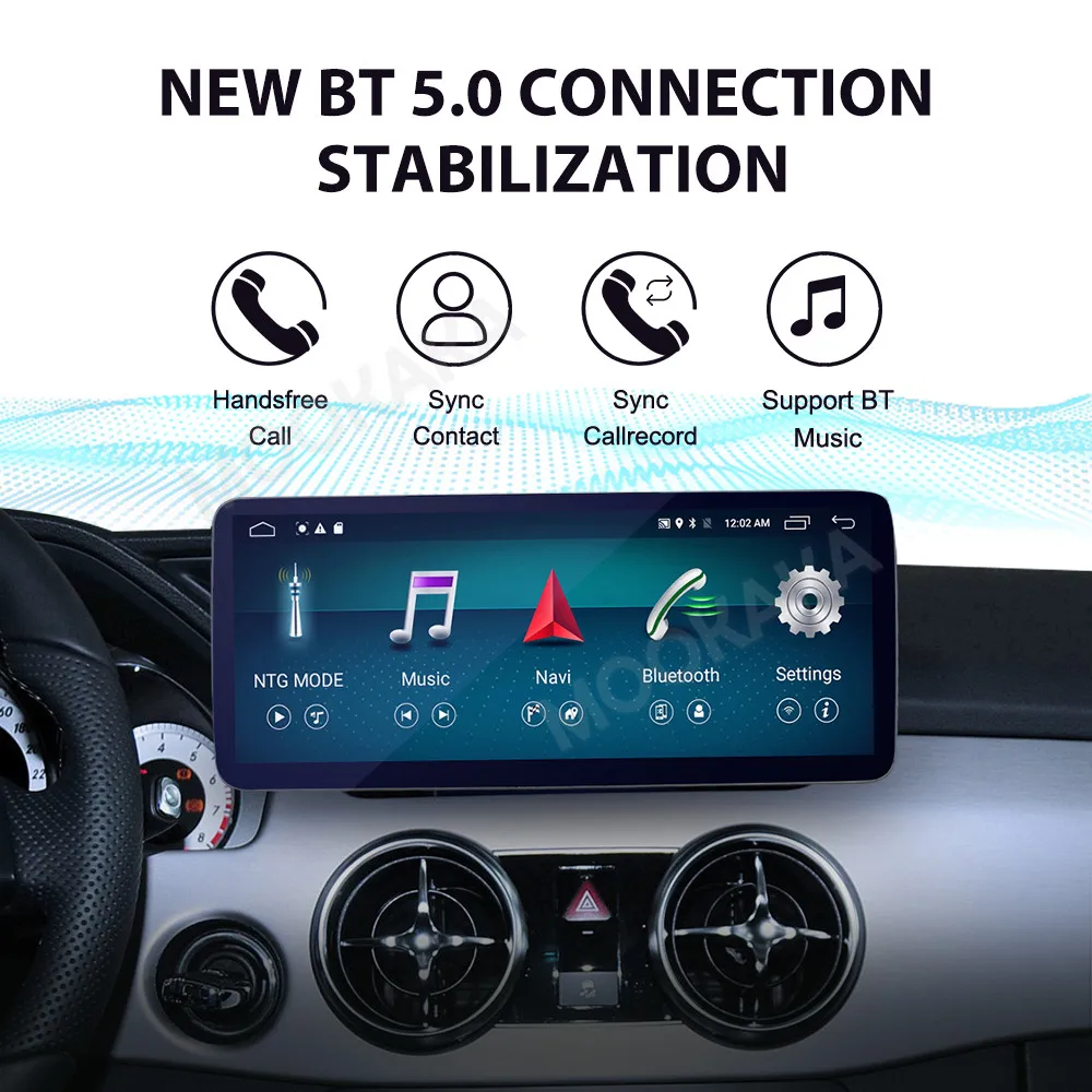 12.3'' Car Radio For Mercedes-Benz GLK 2013-2015 Carplay Android Auto Multimedia Player GPS Navigation Head Unit Stereo Screen