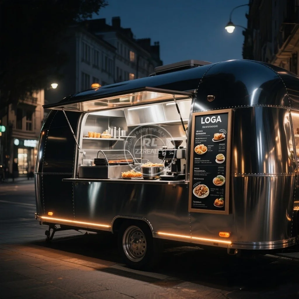 

Concession Design Mobile Beer Bar Juice Vending Cart Serve Dessert Ice Cream Coffee Trailer Air Stream Food Truck