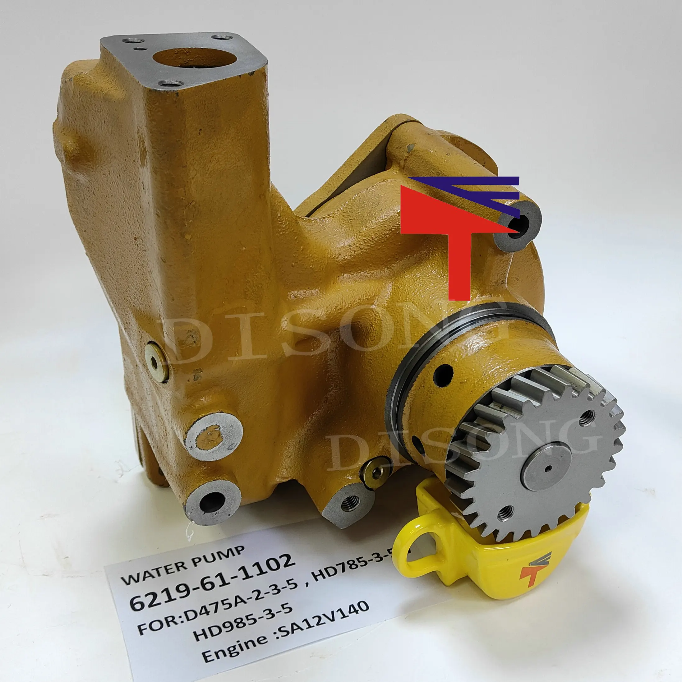 water pump 6215-61-1500 6219-61-1102 for HD785 HD985 Buildozer D475A engine 12V140 6219611102 QST30 4096427 4090031 4067834