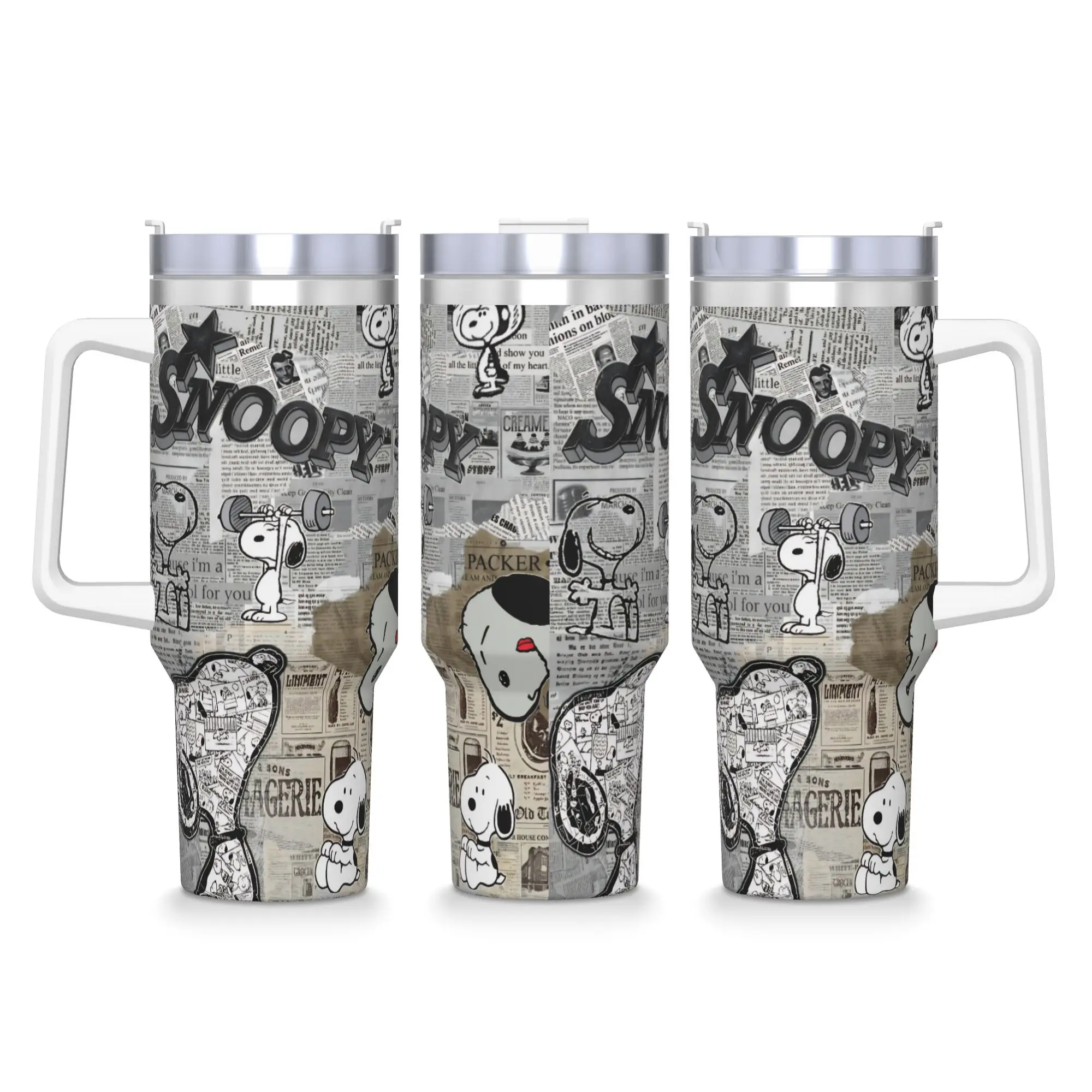 

Арахис Woodstock с друзьями, кружки, чашка с соломинкой, бутылка для воды для холодных напитков, портативные термочашки большой емкости для кемпинга