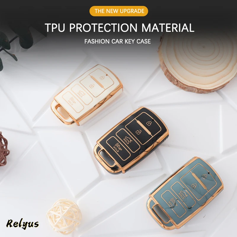 Fashion Soft TPU Car Key Cover Case Protection Shell For KIA Cadenza Sorento K3 K5 K7 K900 Quoris Keyless Holder Car Accessories