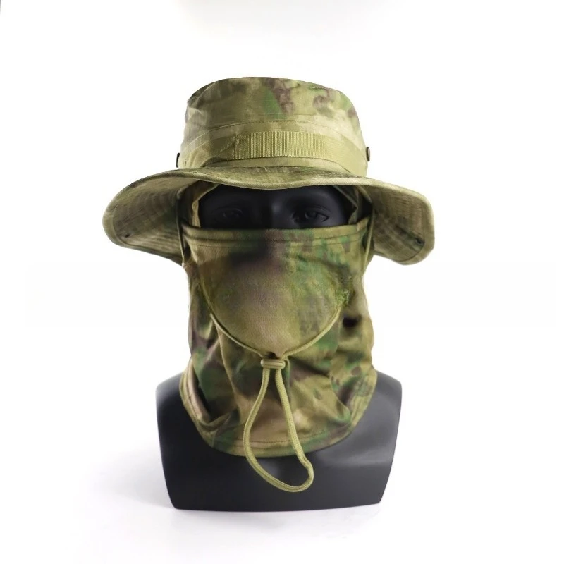 

Camouflage Bucket Hat Fishing Hat Outdoor Climbing Visor Set