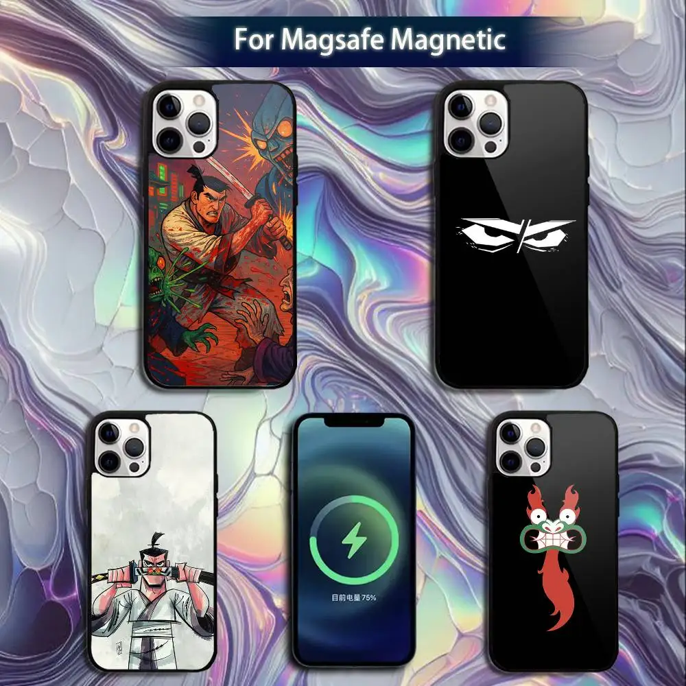 

S-Samurai Jack Phone Case For iPhone 16e,16,15,14,13,12,11,Plus,Pro,Max,Mini Magsafe Magnetic Wireless Charging