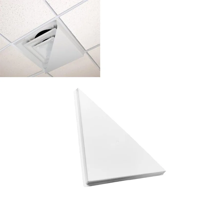 2*2Ft Triangle Corner Air Deflector Ceiling Vent Air Splitter Adjustable Air Diffuser for Indoor Ventilation