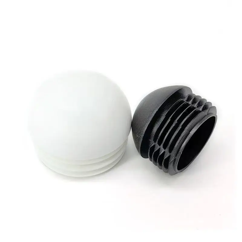 2-14Pc 13/16/19/20/22/25/28/32/35/38/40/42/45/48/50/55/60/63/76mm Round Head Spherical Pipe Plug Plastic Curved Surface Tube Cap