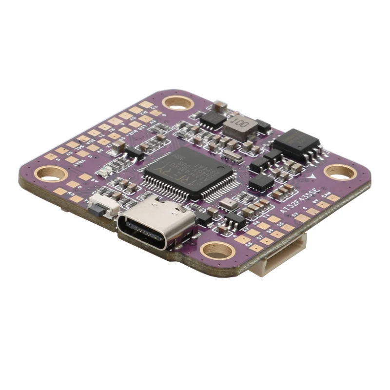 1PCS AT32 Flight Controller 5 Serial Ports 5V 9V BEC Output Support GPS OSD 16MB Flight Recorder for RC Drone FPV Model Airplane