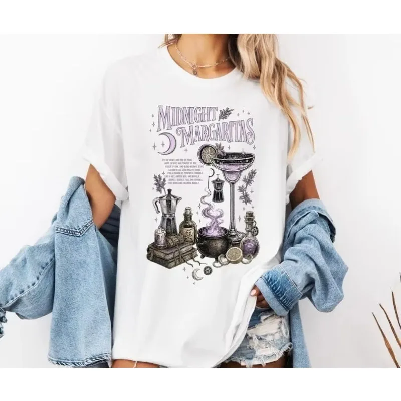 Midnight Margaritas Shirt Salt Rosemary Lavender Love Shirt T-shirt, Suitable for Both Men and Women All Year Round