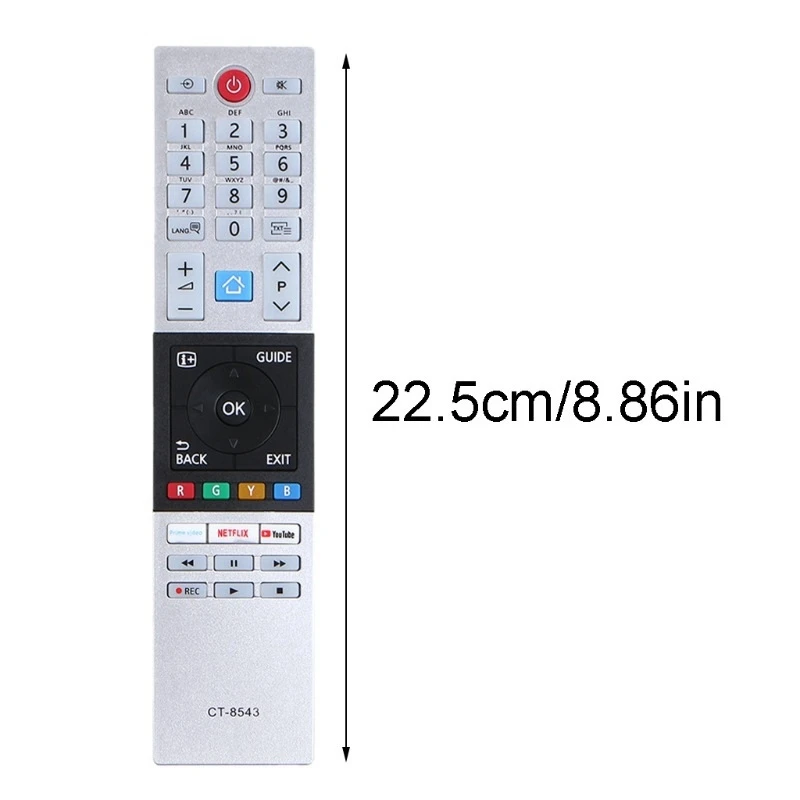 CT-8543รีโมทคอนโทรลสำหรับ Toshiba LED HD TV สำหรับ CT-8517 CT-8528 CT-8536 CT-8516