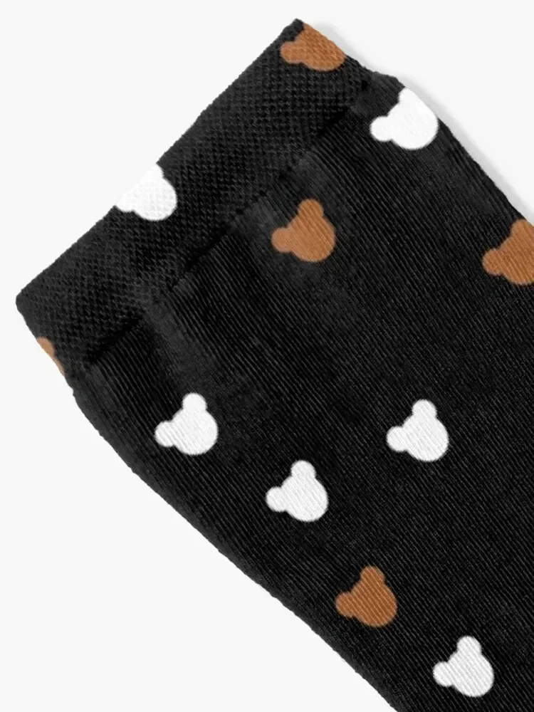 milk and mocha,black Socks compression Non-slip kawaii anime Socks For Man Women's