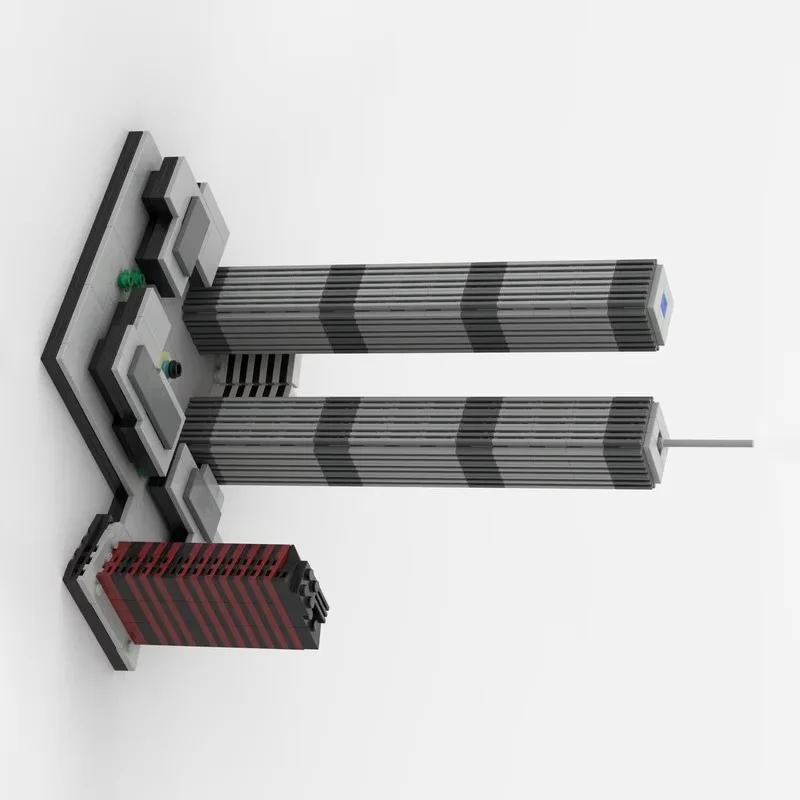 Custom MOC World Trade Center Building Blocks Set - 982-Piece Miniature Architectural Model, Ideal Creative Gift for Architectur