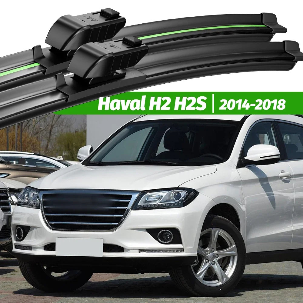 

For Great Wall Haval H2 H2S 2014-2018 2pcs Front Windshield Wiper Blades 2015 2016 2017 Windscreen Window Accessories