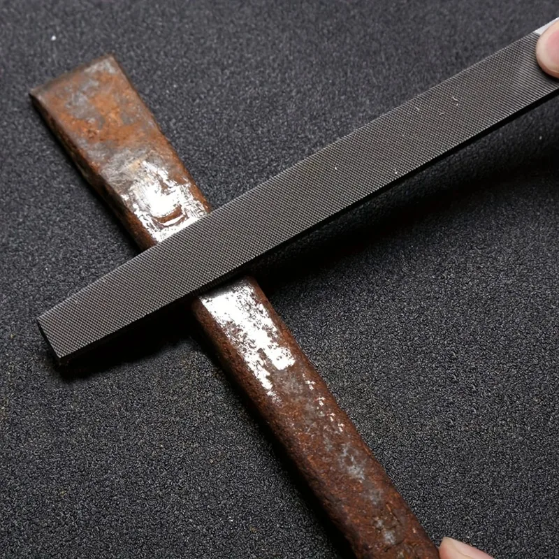 Diamond File Grinding Tool Set Alloy Woodworking Triangular Small Semi-Circular Steel File Medium Tooth Detail Processing