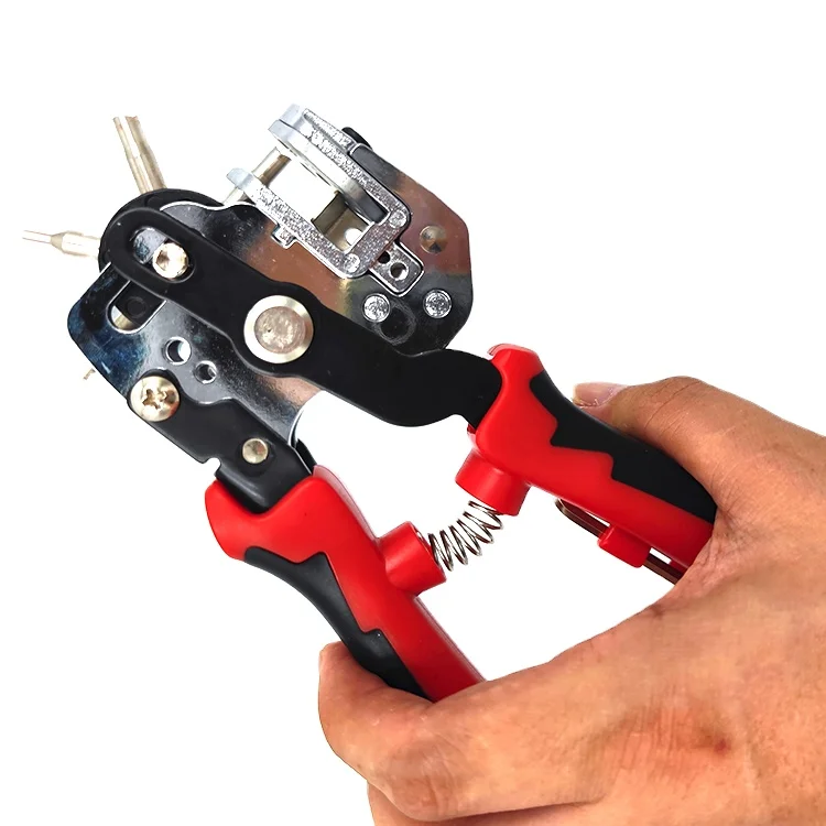 

8 Inch Leather Hole Punch Plier Heavy Rotary Puncher Multi Hole Sizes Maker Tool