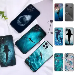 MaiYaCa Shark Phone Case For iPhone 13 Pro MAX 14 11 12 Mini X XS XR 6 7 8 Plus SE 2020 Soft TPU Cover
