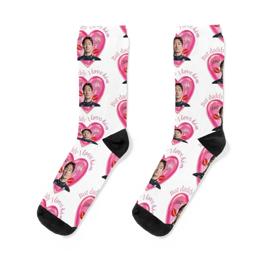 

But daddy I love George Russell Socks Men's winter thermal Stockings man Non-slip Socks Female Men's