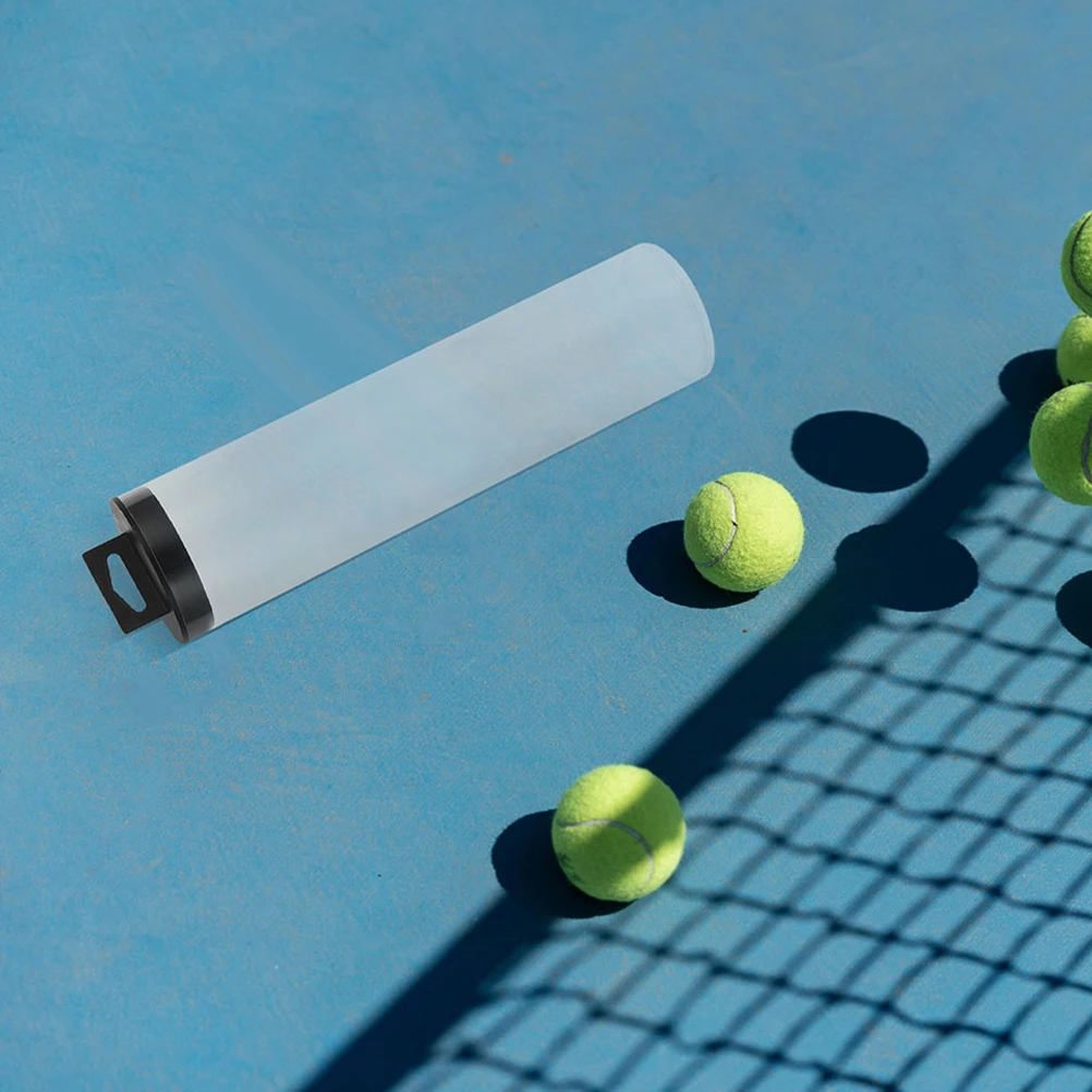

3pcs Transparent Tennis Ball Holder Clear Pvc Cylinder With Lightblocking Lid Portable Storage For Training Tennis Ball Saver