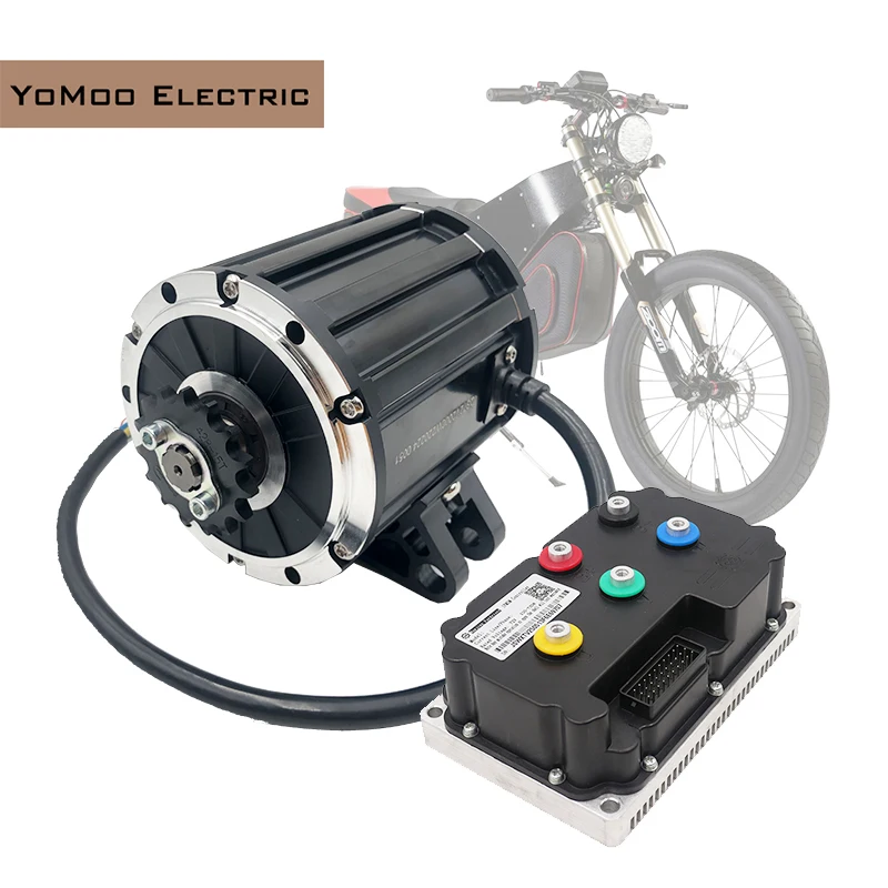 

Двигатель QS120 72V 2000W 4600RPM 70H PMSM с центральным приводом, контроллером Fardriver ND72300 с синусоидальной регулировкой и Bluetooth для электросамоката