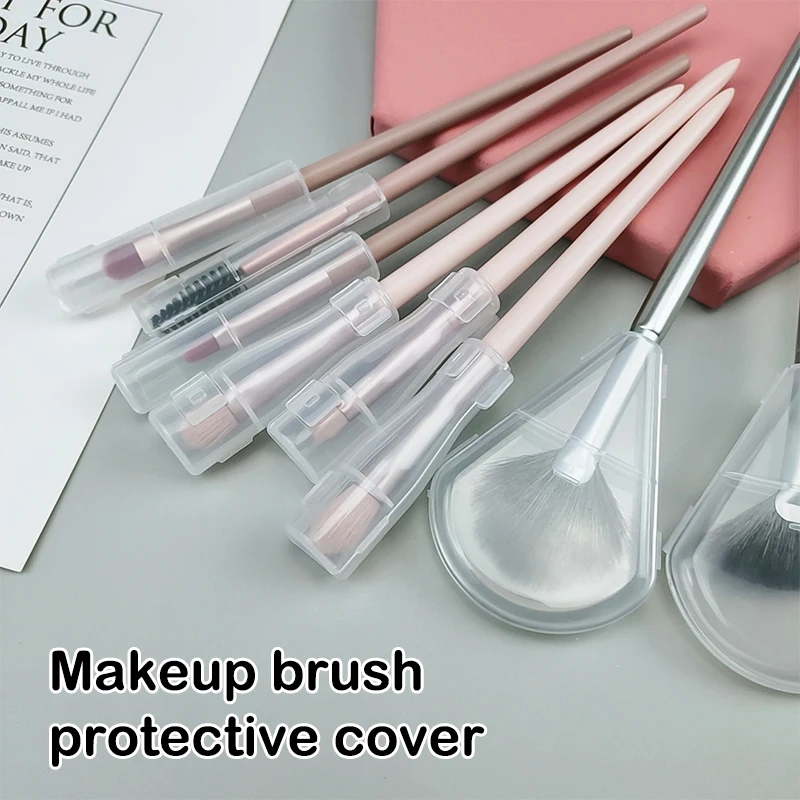 1PC Protective Cover Makeup Brush Storage Holders Plastic Dust Cover For Cosmetic Brushes Make Up Tool Accessories